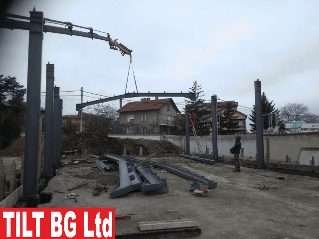 автосервиз метална конструкция монтаж термопанели, гр. София